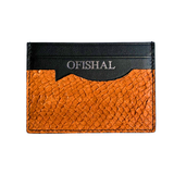 Fish Leather Card Holder Wallet