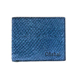 Fish Leather Bifold Wallet