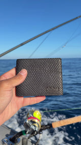 Fish Leather Bifold Wallet